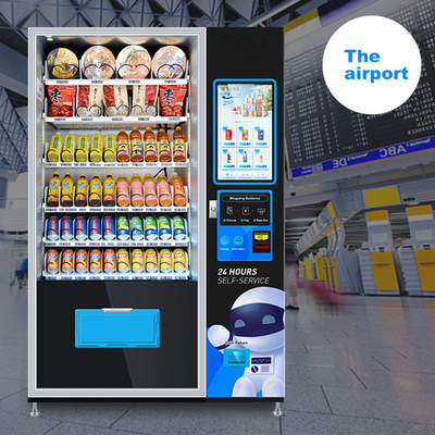 24-godzinny automat samoobsługowy 22-calowy automat z jedzeniem i napojami
