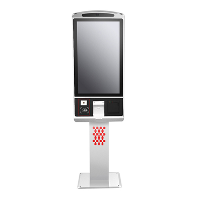 32-calowy ekran dotykowy Kiosk z drukarką termiczną i skanerem kodu Qr