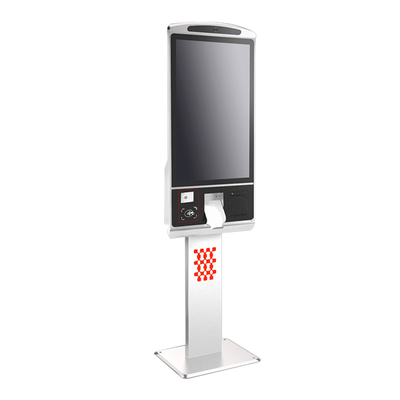 32-calowy ekran dotykowy Kiosk z drukarką termiczną i skanerem kodu Qr