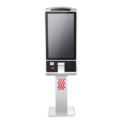 32-calowy ekran dotykowy Kiosk z drukarką termiczną i skanerem kodu Qr