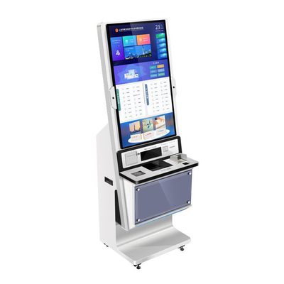 Oficjalne zarządzanie budynkiem Samoobsługowy kiosk płatniczy Metalowa klawiatura Skaner kodów Qr Drukarka Pos Lokalizacja