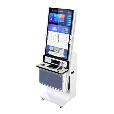 Oficjalne zarządzanie budynkiem Samoobsługowy kiosk płatniczy Metalowa klawiatura Skaner kodów Qr Drukarka Pos Lokalizacja