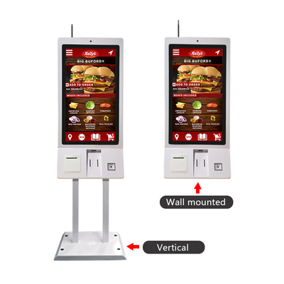 Restauracja Fast Food 32-calowy All In One Touch Self Service Payment Kiosk do zamawiania