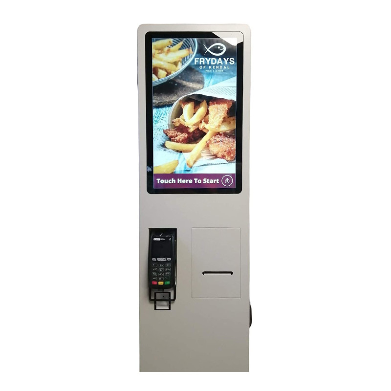 System operacyjny Linux 27-calowy kiosk do samodzielnego zamawiania dla Mc Donald'S KFC