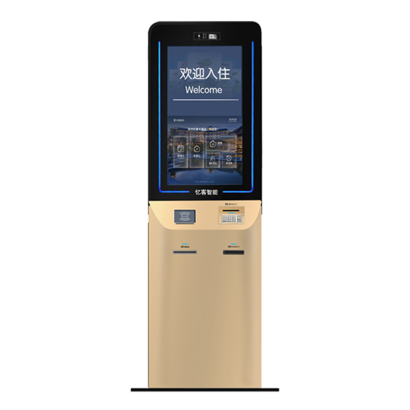 Kiosk samoobsługowy dla hotelowych check-in / check-out OR Restauracja zamówienie jedzenia wygodna maszyna