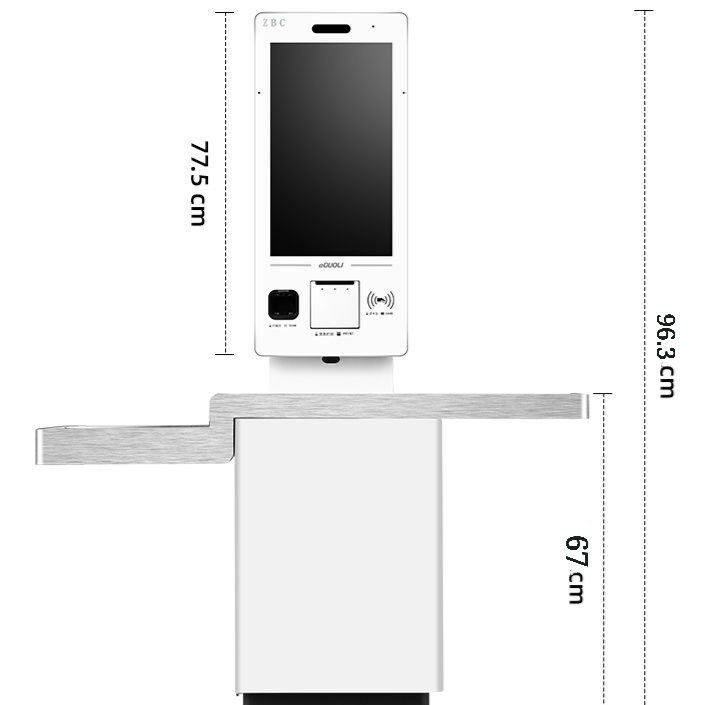 Koszt płatności za zamówienie Opłata Pos System kiosku Drukarka termiczna Płatność Kiosk Automat biletowy