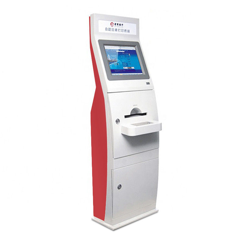 odm 17-calowy 19-calowy ekran dotykowy Kasa samoobsługowa Kiosk dla Plaza