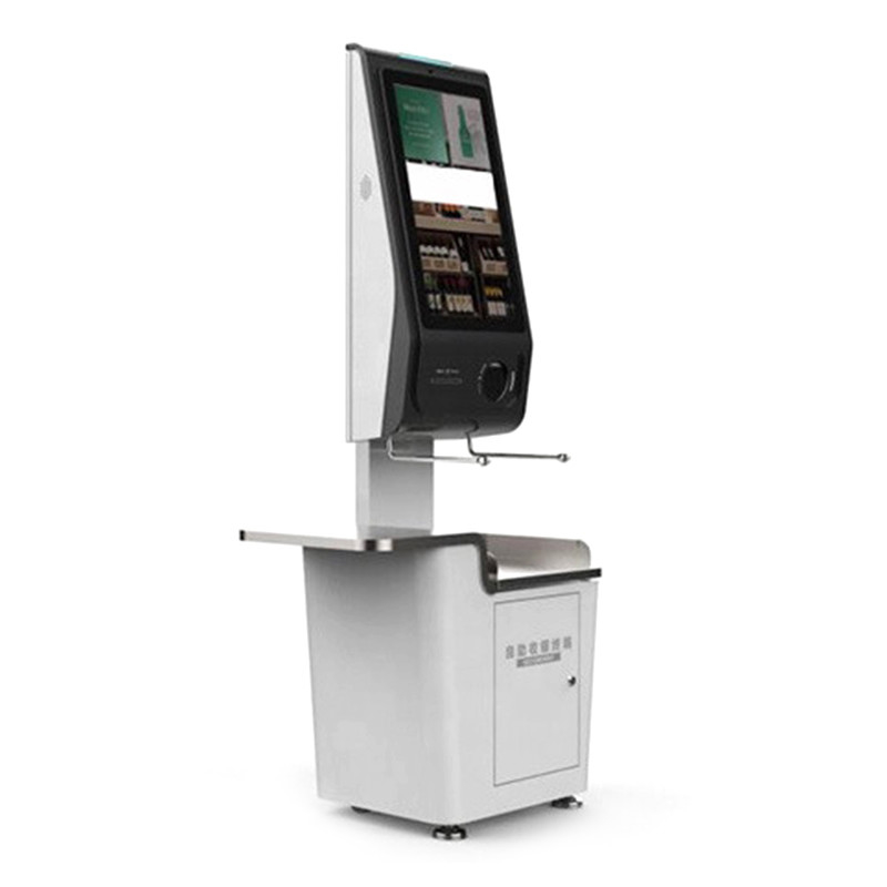 21-calowy wielofunkcyjny samoobsługowy kiosk POS do kasy w supermarkecie