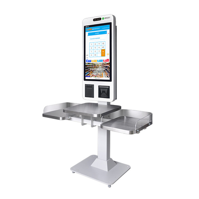Samoobsługowe zamawianie płatności Kiosk Pos System Kasjer Akceptor gotówki