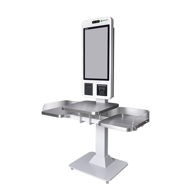 Samoobsługowe zamawianie płatności Kiosk Pos System Kasjer Akceptor gotówki