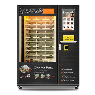 Automatyczny automat do sprzedaży gorącej żywności Kiosk samoobsługowy z mrożonkami