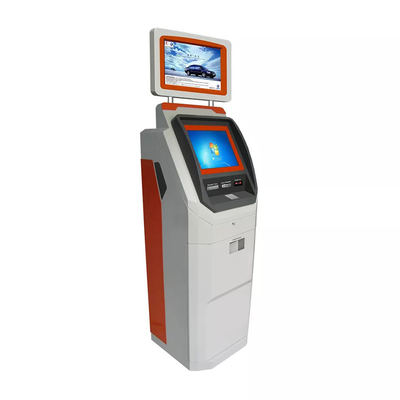 CPU I3 120G Bankomat z podwójnym ekranem dotykowym Kiosk samoobsługowy